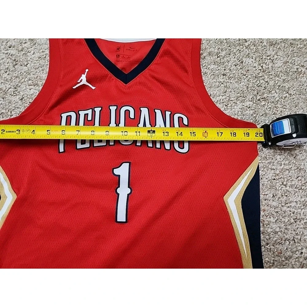 Zion Williamson‎ #1 Kids Large (14-16) New Orleans Pelicans Jersey Nike Swingman